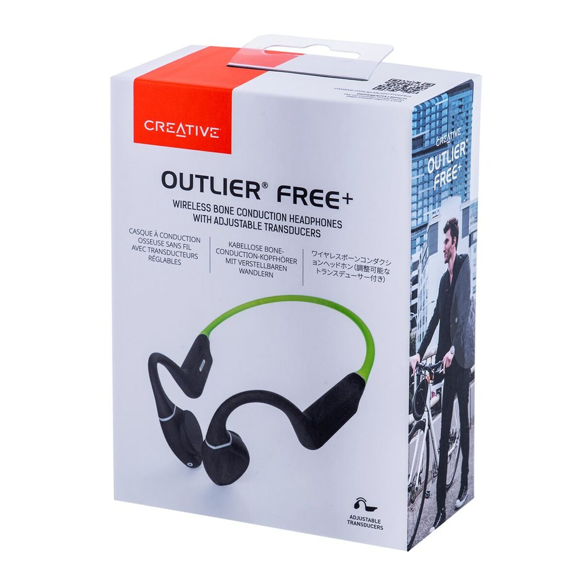 Bluetooth Sporthörlurar Creative Technology 51EF1080AA002 Grön